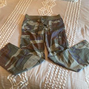 Camouflage cargo pants